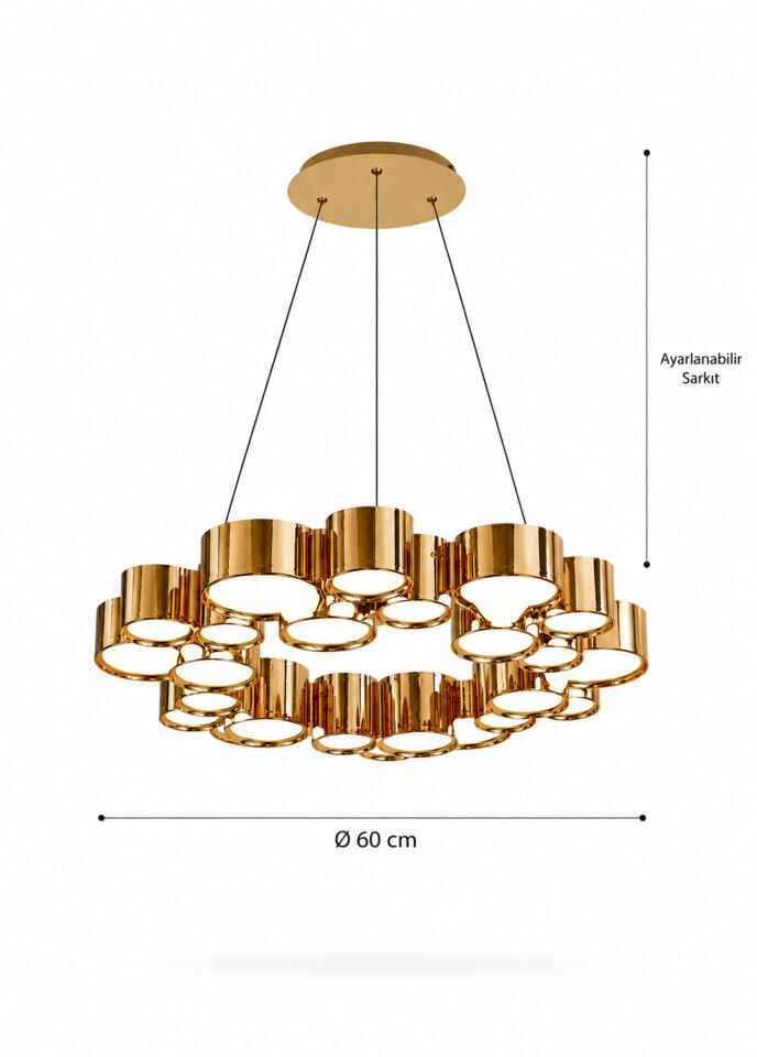 Modern Gold Sarkıt Avize