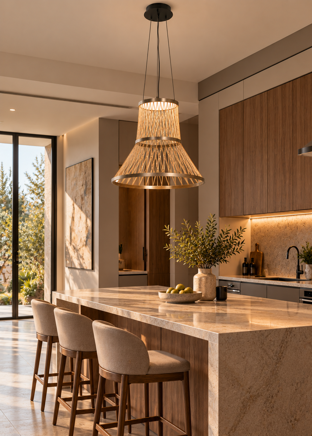 Bronz Bohem Led Sarkıt