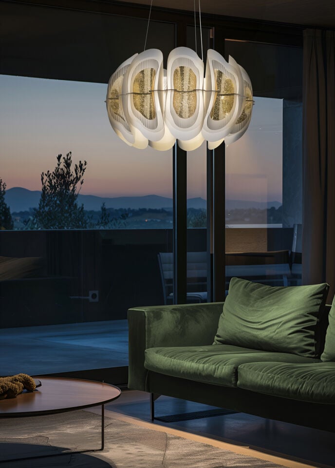 Fiordlys Gold Sarkıt Avize