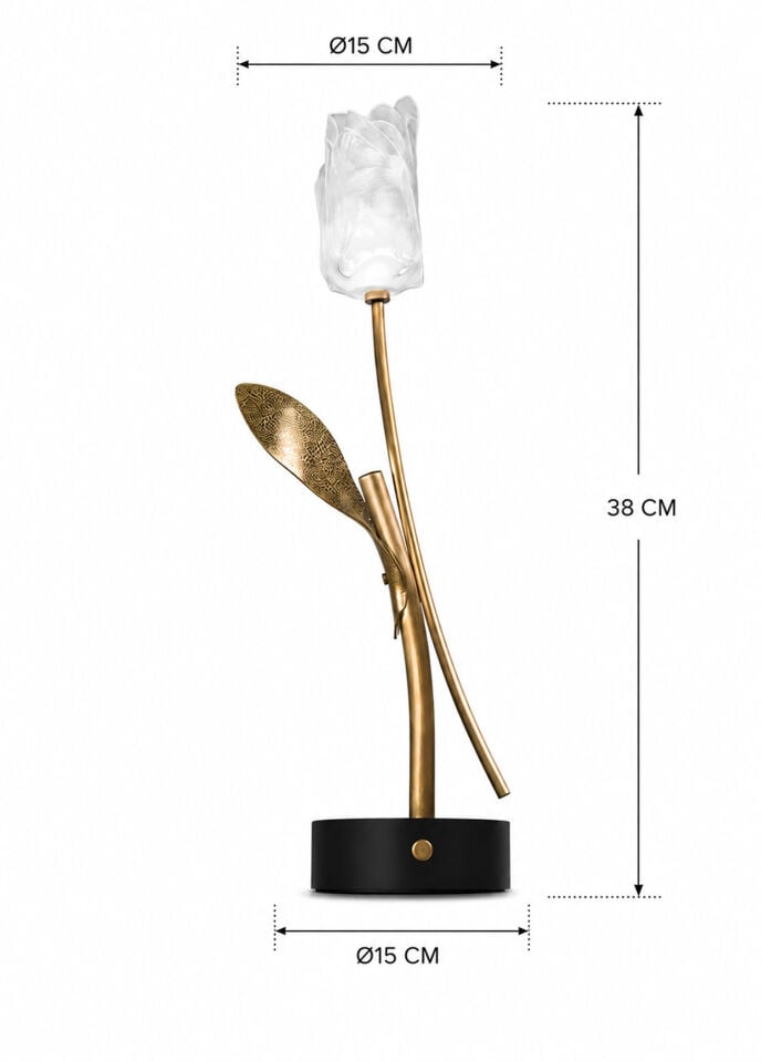 Tulip Şarjlı Masa Lambası