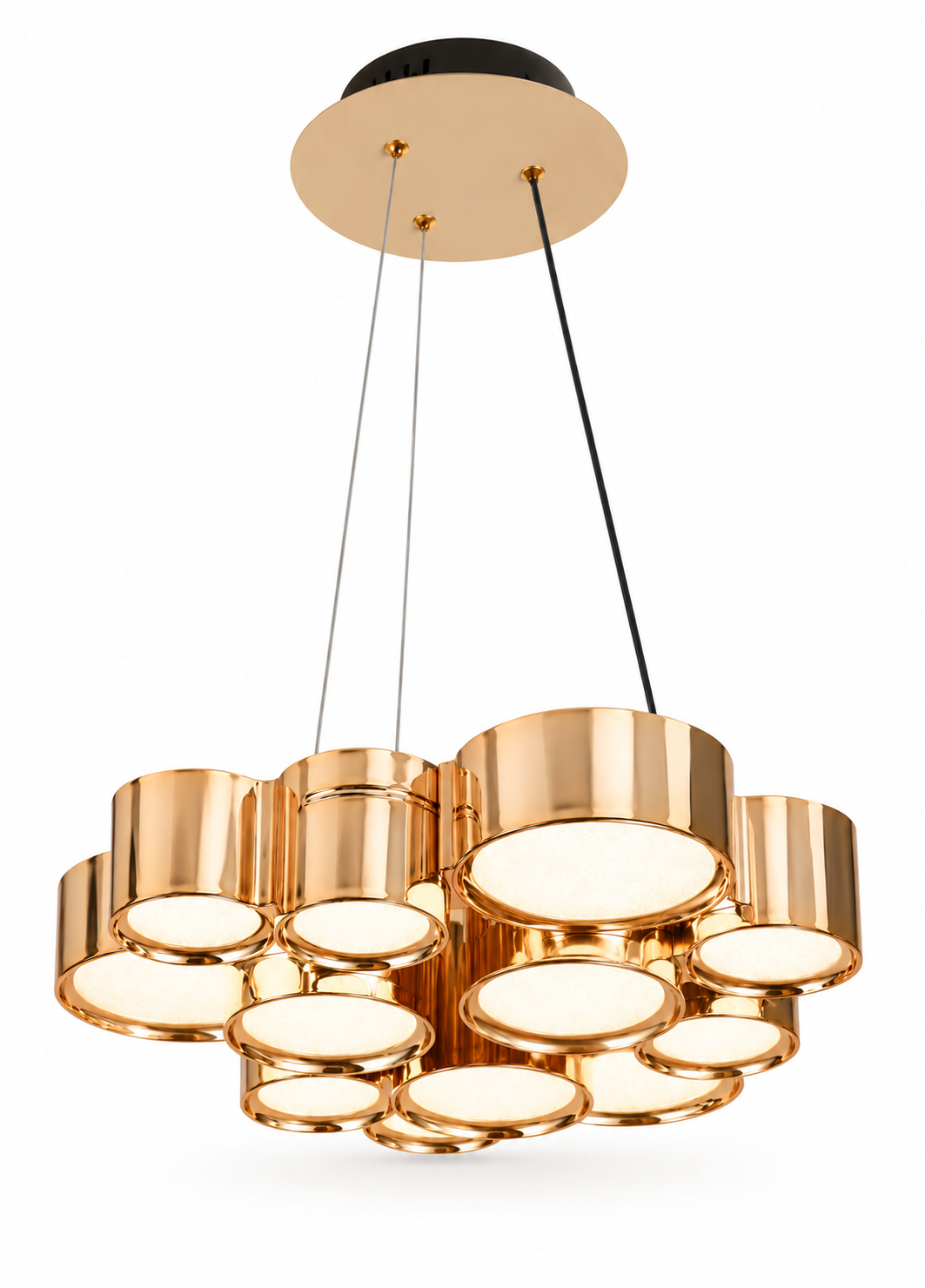 Gold Modern Led Sarkıt Avize