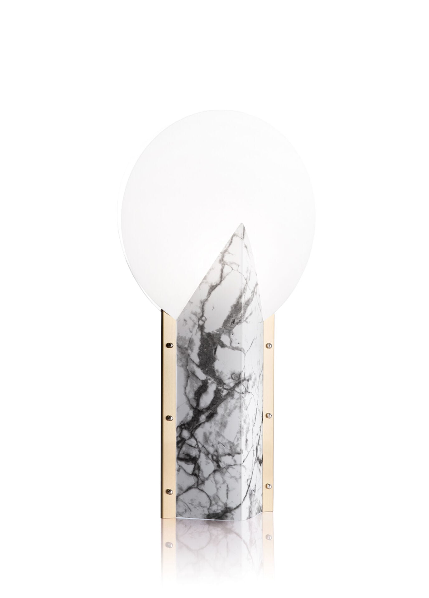 Moon Beyaz Led Masa Lambası