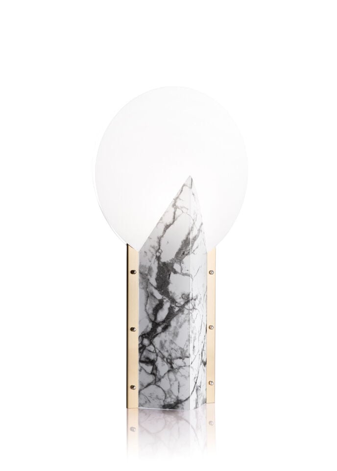 Moon Beyaz Led Masa Lambası