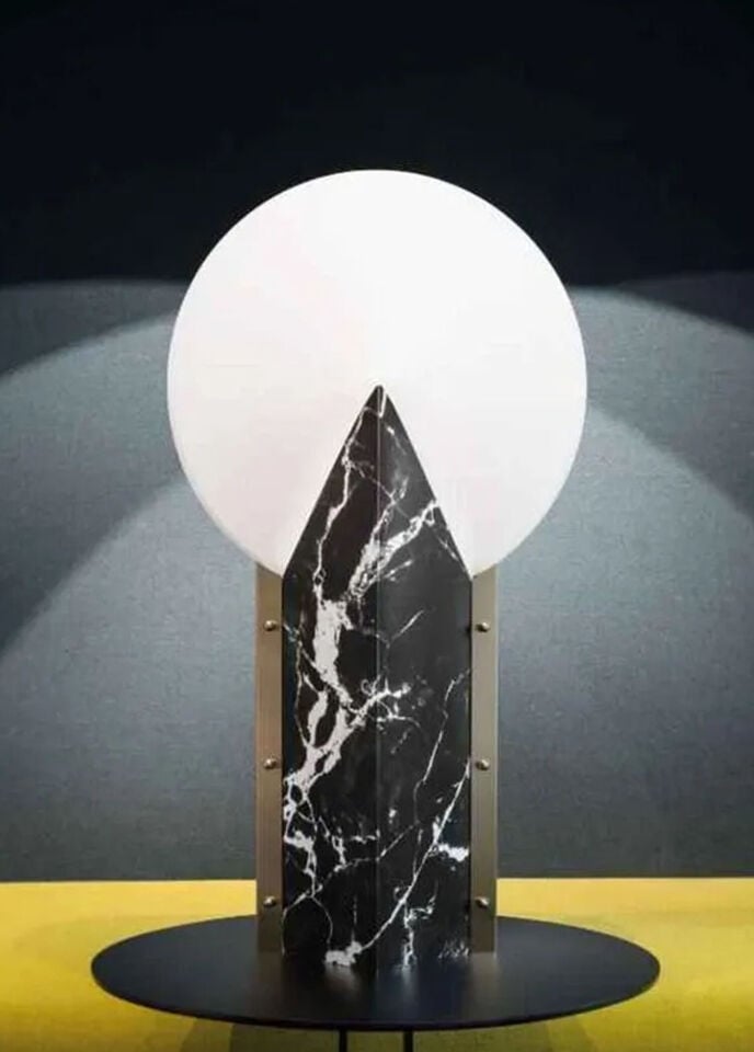 Moon Siyah Led Masa Lambası