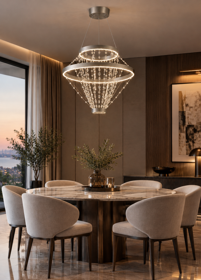 Swarovski Strandelier Sarkıt Avize