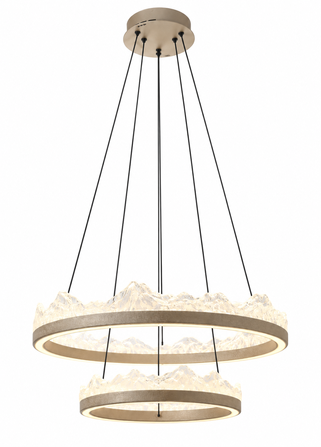 Buz Efektli Modern Led Sarkıt