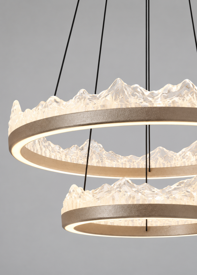 Buz Efektli Modern Led Sarkıt