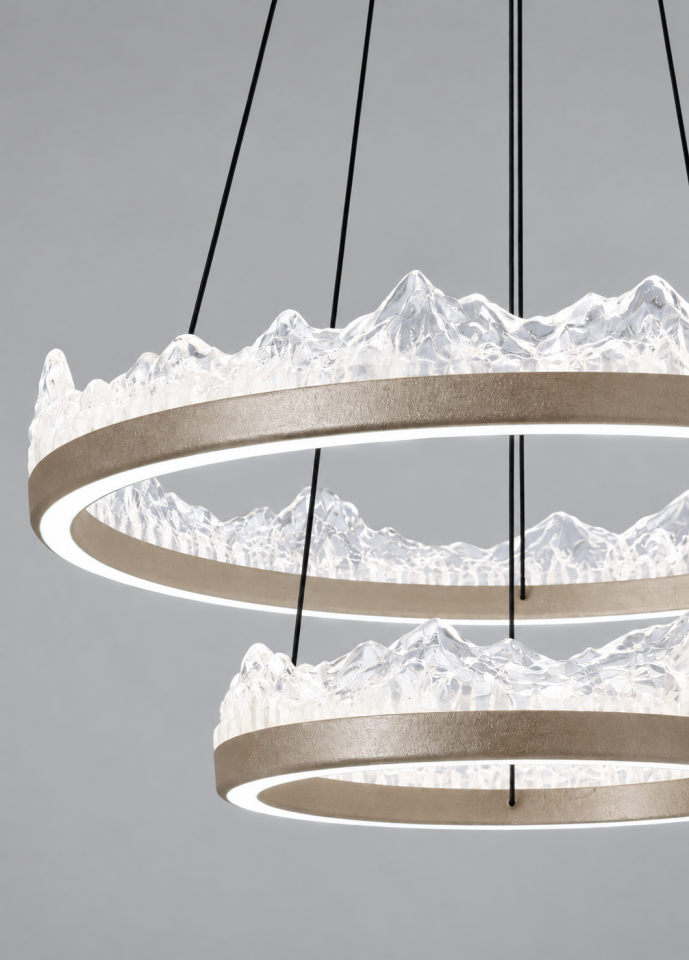 Buz Efektli Modern Led Sarkıt