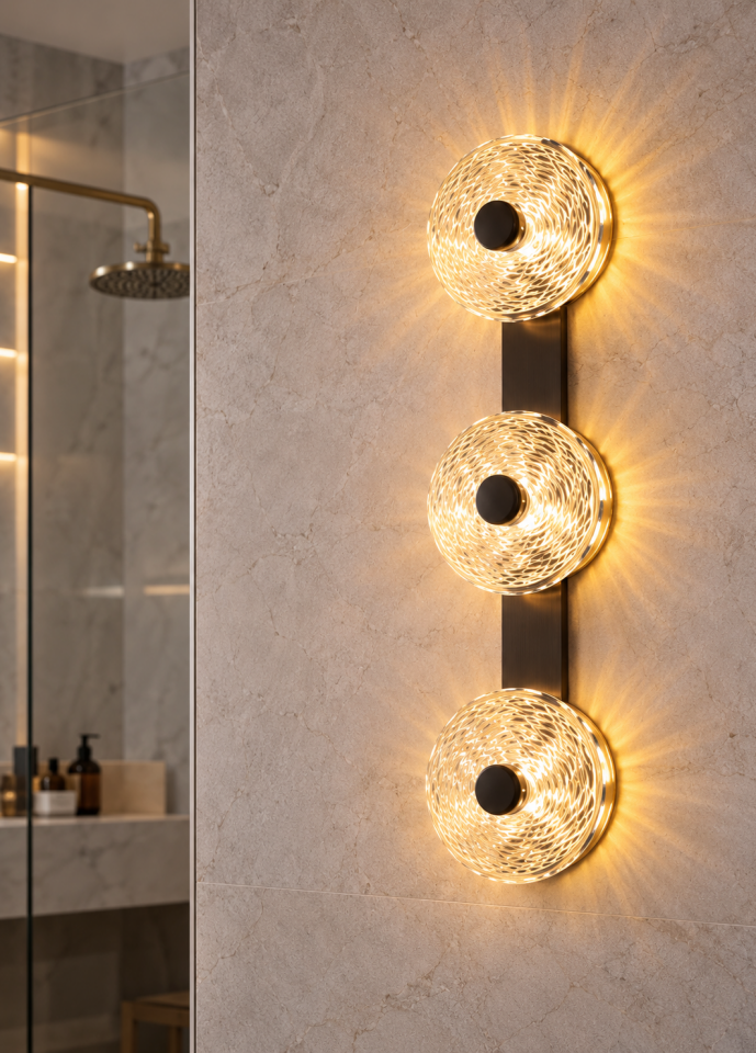 3’lü Dekoratif Modern Led Aplik