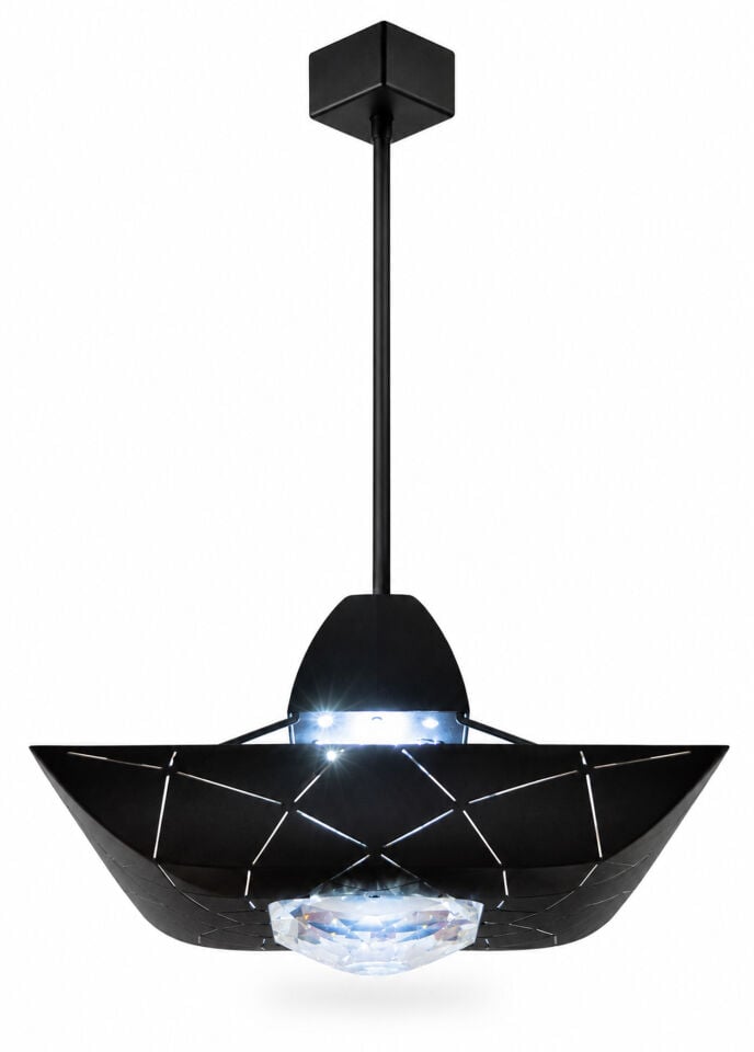 Downsquare Siyah Metal Kristalli Sarkıt